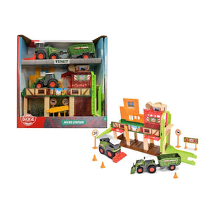 Fendt Micro Farm Station Playset with 3 Vehicles -1:64 Scale - X991025291000