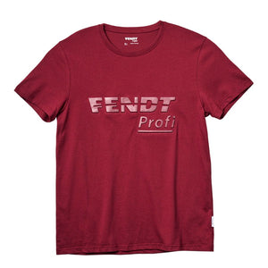 Fendt Men's Profi Red Cotton T-Shirt - X99102604