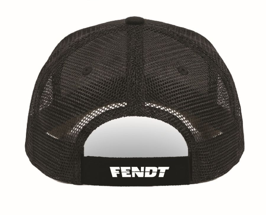 Fendt Leather Style Mesh Baseball Cap Black & Brown - X991026089000