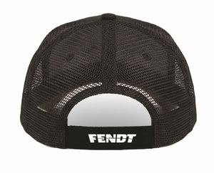 Fendt Leather Style Mesh Baseball Cap Black & Brown - X991026089000
