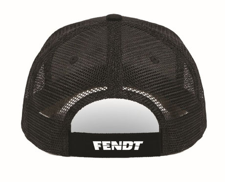 Fendt Leather Style Mesh Baseball Cap Black & Brown - X991026089000