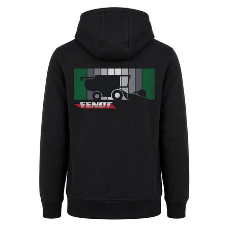 Fendt Men's IDEAL Combine Hooded Jacket – Black & Green – X991026114C