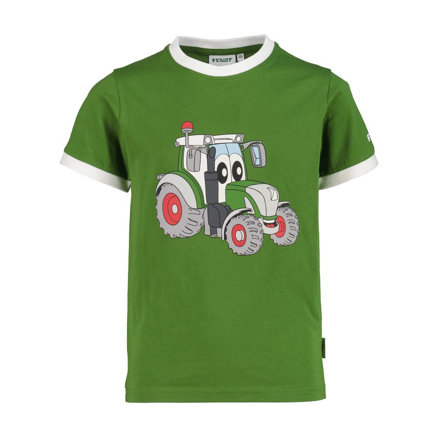 Fendt Kids Comic Tractor Green T-Shirt - X99102626