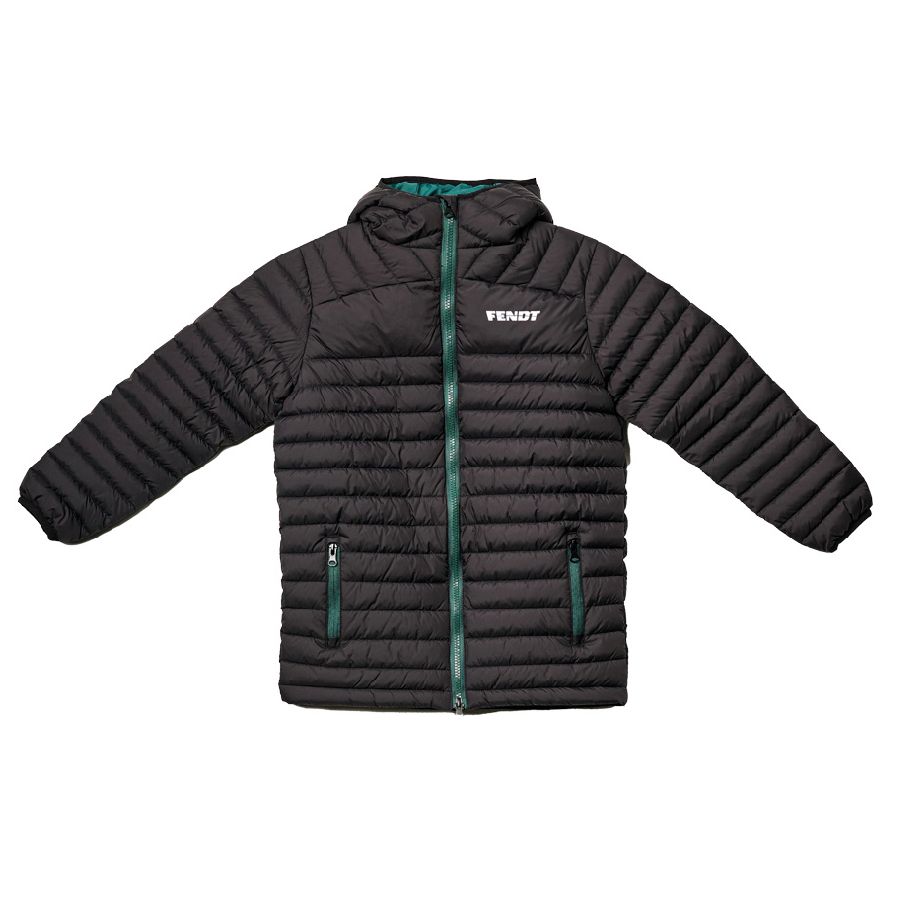 Fendt Kids Black Quilted Jacket - X991026302