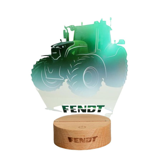 Fendt LED Desk Lamp with Wooden Optic Base | X991026381000
