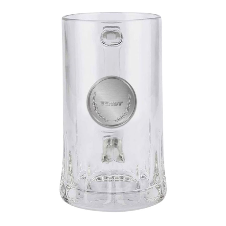 Fendt Beer Mug with Metal Emblem and Fendt Logo - X991025221000