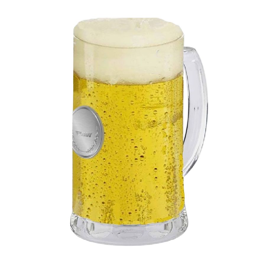Fendt Beer Mug with Metal Emblem and Fendt Logo - X991025221000