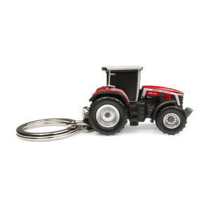 MF 8S.265 XTRA Tractor Metal Keyring, Durable Design - Model X993042505904