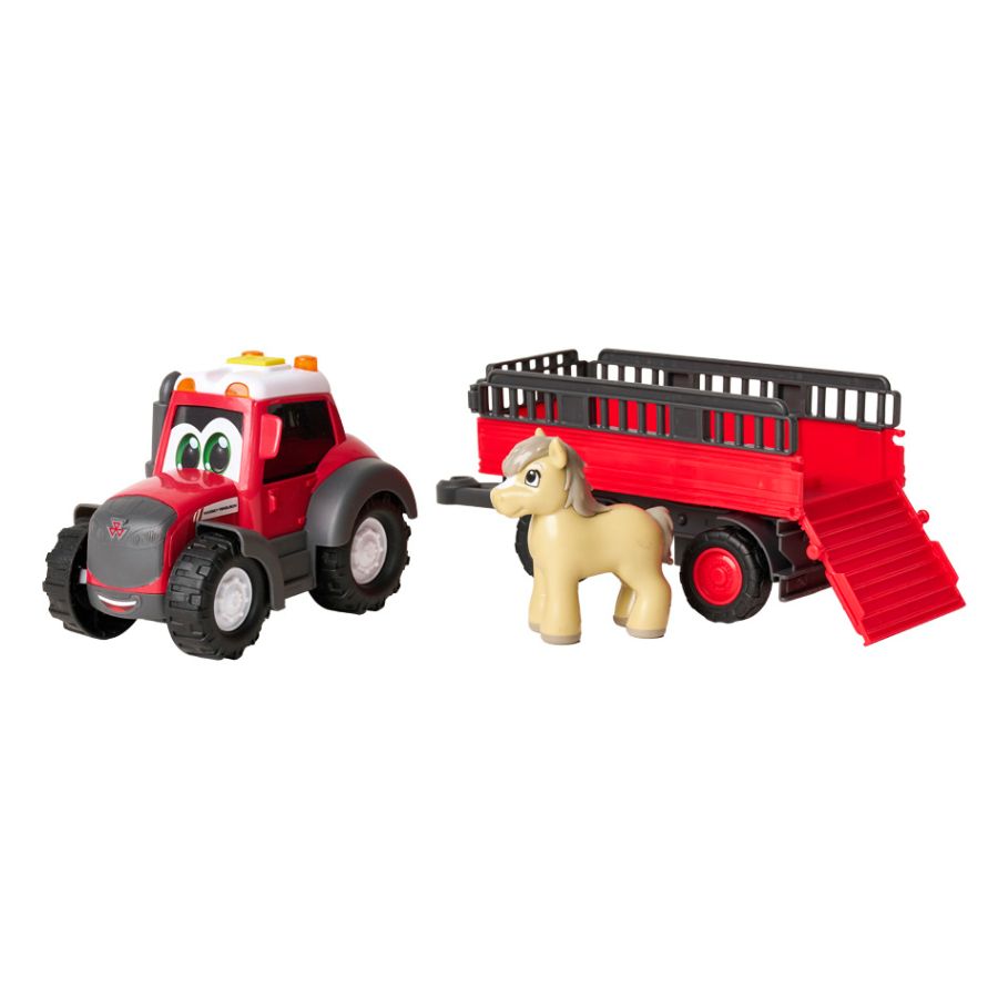 ABC Tractor Toy with Freewheel Function & Trailer | X993172501000