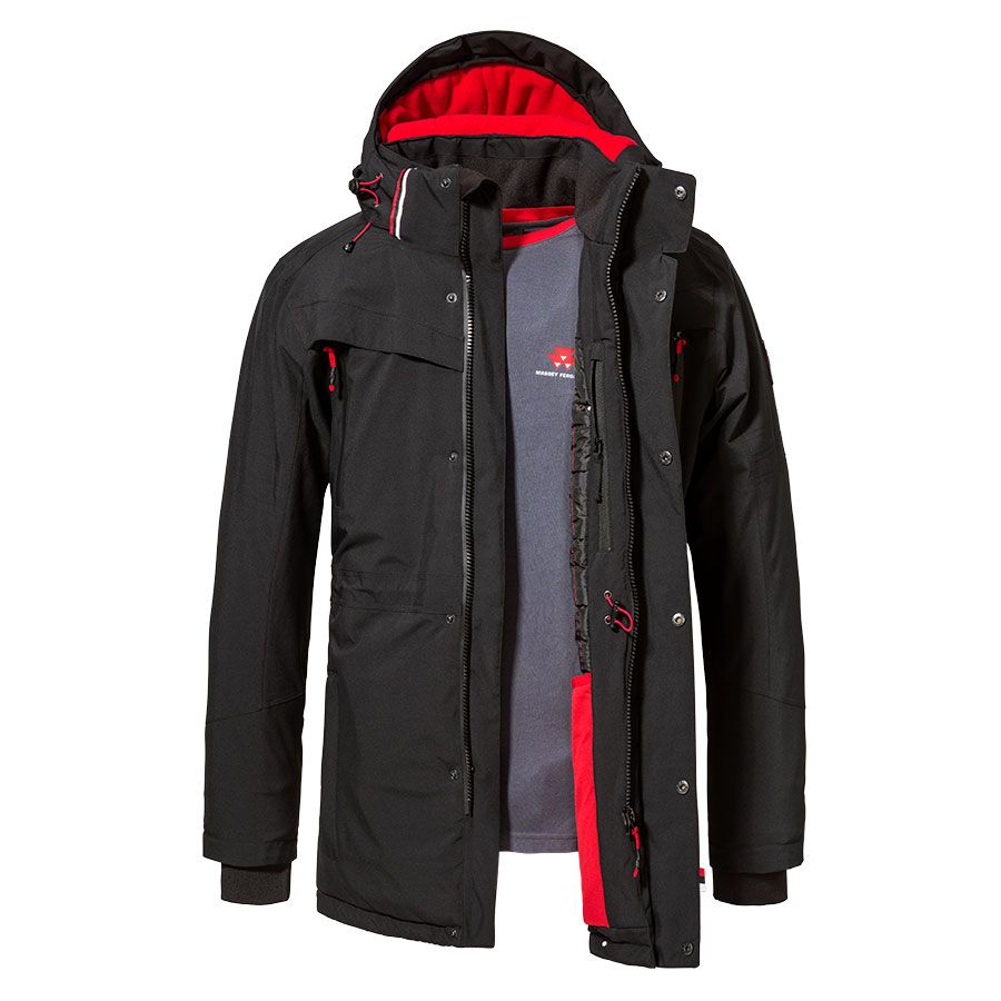 Massey Ferguson Men’s Winter Jacket – Waterproof & Windproof Parka | X993322206