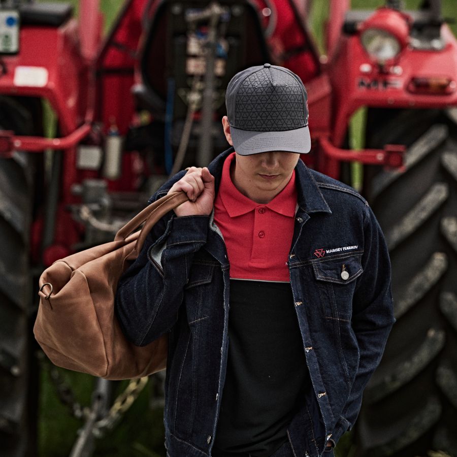 Massey Ferguson Denim Jacket Unisex Classic Fit Logo Detail | X993322501