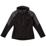 Massey Ferguson Women's Hooded Softshell Jacket – Black & Grey | X993322602 - Product Image 1
