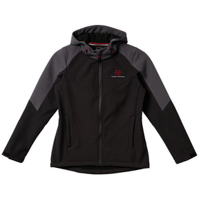 Massey Ferguson Women's Hooded Softshell Jacket – Black & Grey | X993322602 - Product Image 1