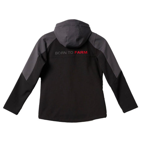 Massey Ferguson Women's Hooded Softshell Jacket – Black & Grey | X993322602 - Product Image 2
