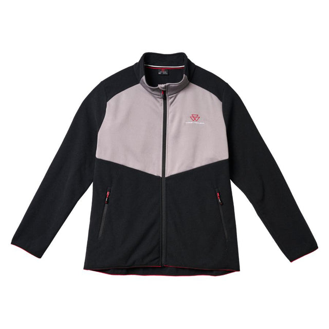 Massey Ferguson Men's Black & Grey Fleece Jacket | X993322603 - Product Image 2