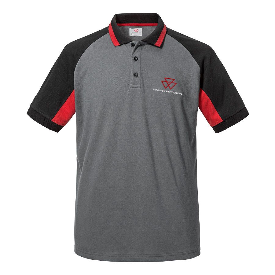 Massey Ferguson Raglan Polo Shirt – Breathable & Stylish Workwear | X993412208