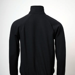 Men’s Black 1/4 Zip Sweatshirt MF Cotton Blend 280g – X993422501