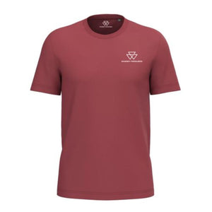 Massey Ferguson Terracotta Red Cotton T-Shirt with Logo | X993422507