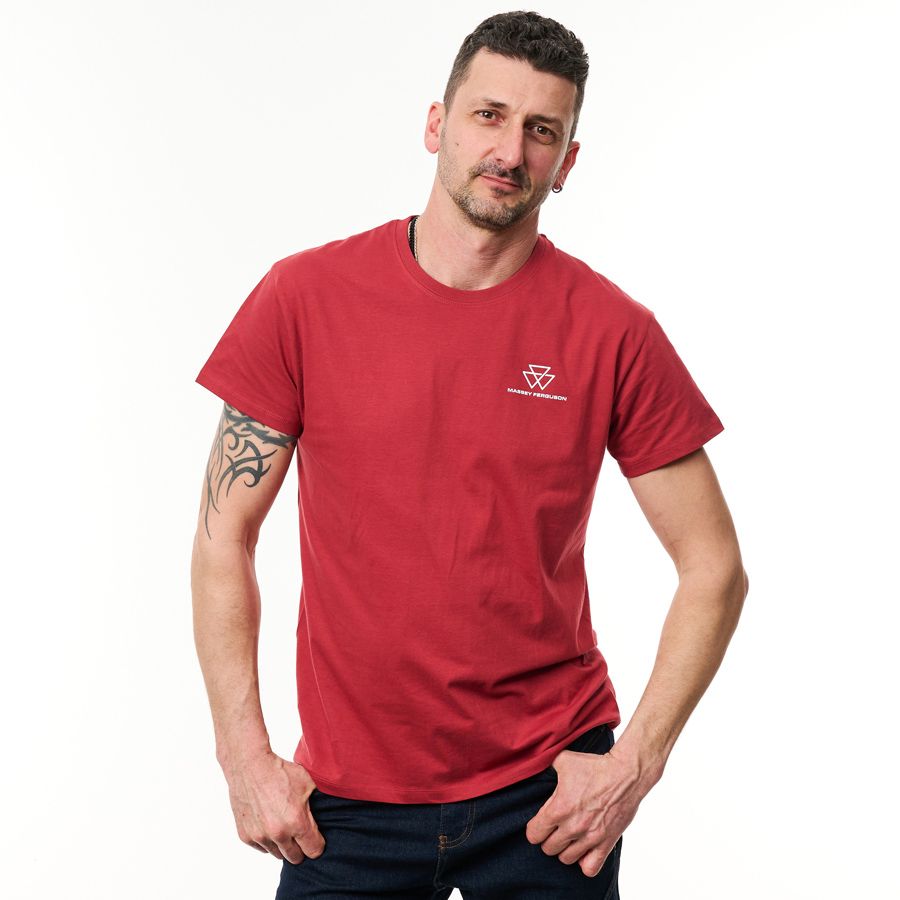 Massey Ferguson Cotton T-Shirt with Logo | X993422507