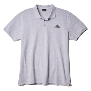 MF Men's Grey Polo Shirt Triangle Patch X993422603