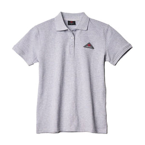 MF Women's Grey Polo Shirt Triangle Patch X993422604