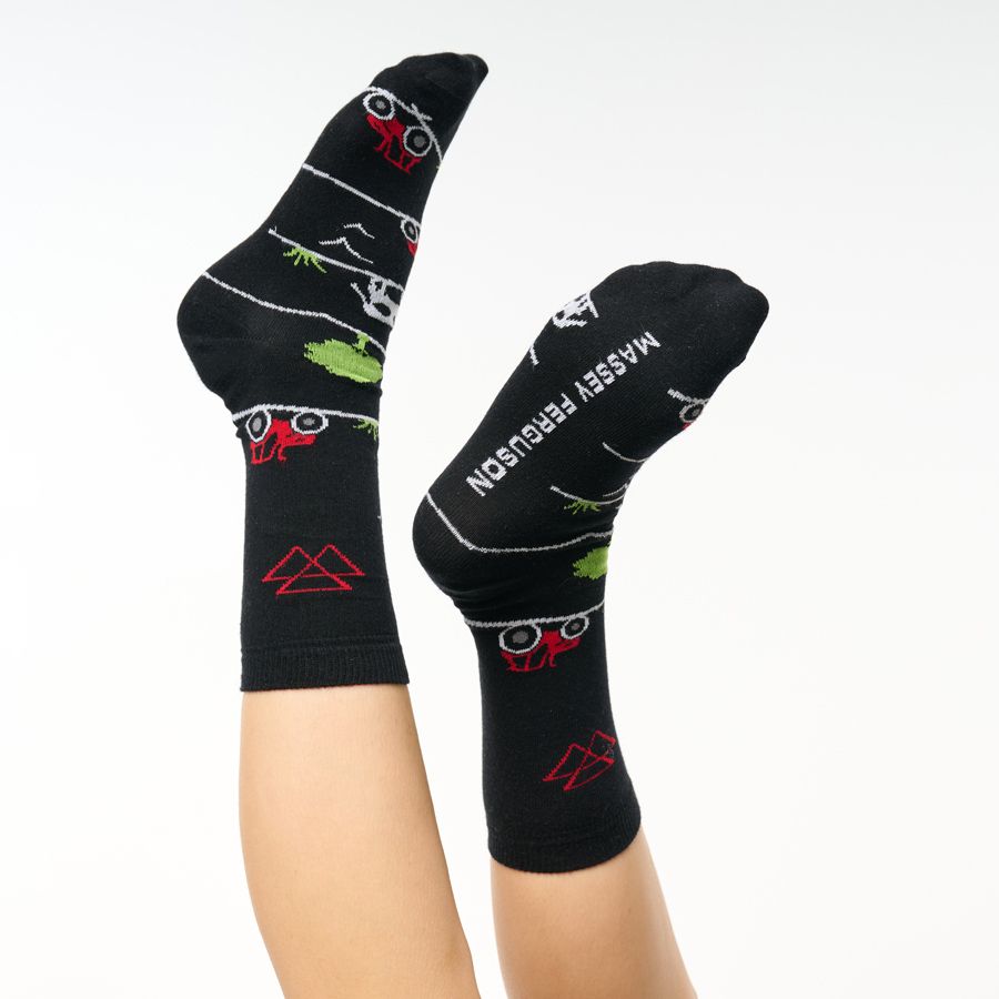 MF Funny Socks Unisex Breathable Cotton Blend Logo Socks - X993442601