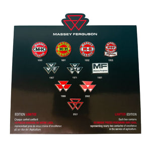 Set of Metal Pins Featuring History of Massey Ferguson Logos - Model X993552501000