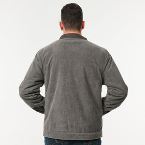 Massey Ferguson - Corduroy Black Jacket with Warm Lining & Cotton Canvas | X993602501