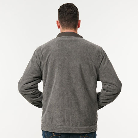 Massey Ferguson - Corduroy Black Jacket with Warm Lining & Cotton Canvas | X993602501