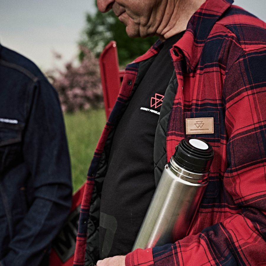 Massey Ferguson Lumberjack Overshirt Fleece-Lined Shacket | X993602502