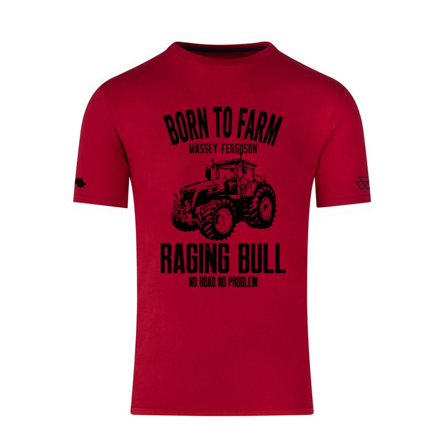 Massey Ferguson "Born to Farm" T-Shirt – Red | Limited Edition | X993622403