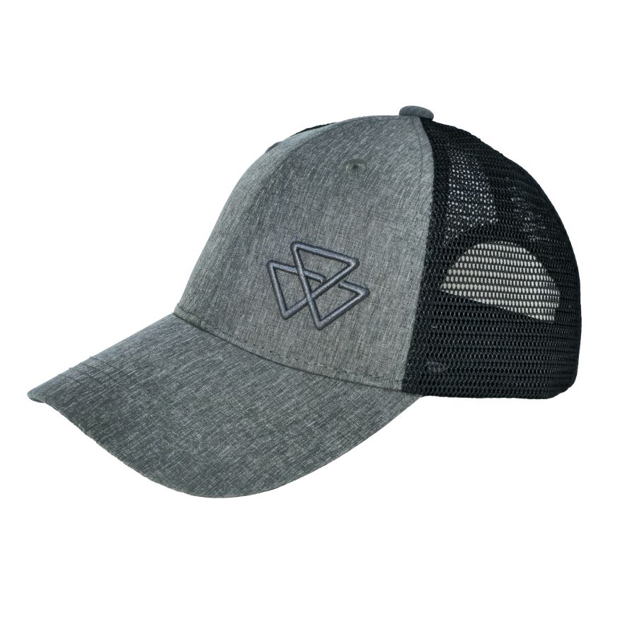 Grey Trucker Cap with MF Logo, Adjustable Fit - Model X993642507000