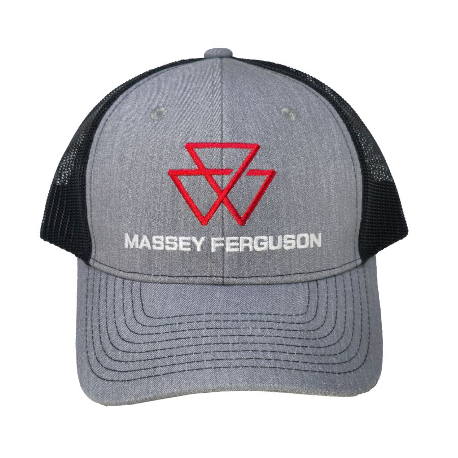 Richardson Trucker Cap with Red MF Logo, Adjustable Fit - Model X993642510000