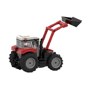 MF 5S Tractor 1:32 Scale Brick Model with Front Loader | X993662507000