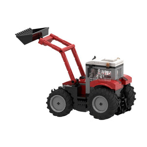 MF 5S Tractor 1:32 Scale Brick Model with Front Loader | X993662507000