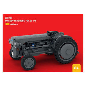 MF TEA 20 Tractor 1:16 Scale Plastic Brick Model for Kids | X993662508000