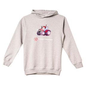 Massey Ferguson Kids Grey Unisex Tractor Print Hoodie | X993692608 - Product Image 1