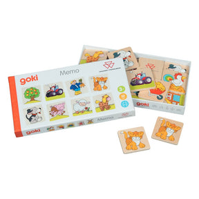 Massey Ferguson MF Farm Memo Game – 32 Wooden Pieces | X993702601000