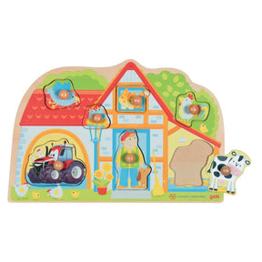 Massey Ferguson My Farmhouse Wooden Lift-Out Puzzle | X993702602000 - Product Image 1