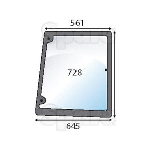 Side Glass RH - S.100505 - Farming Parts