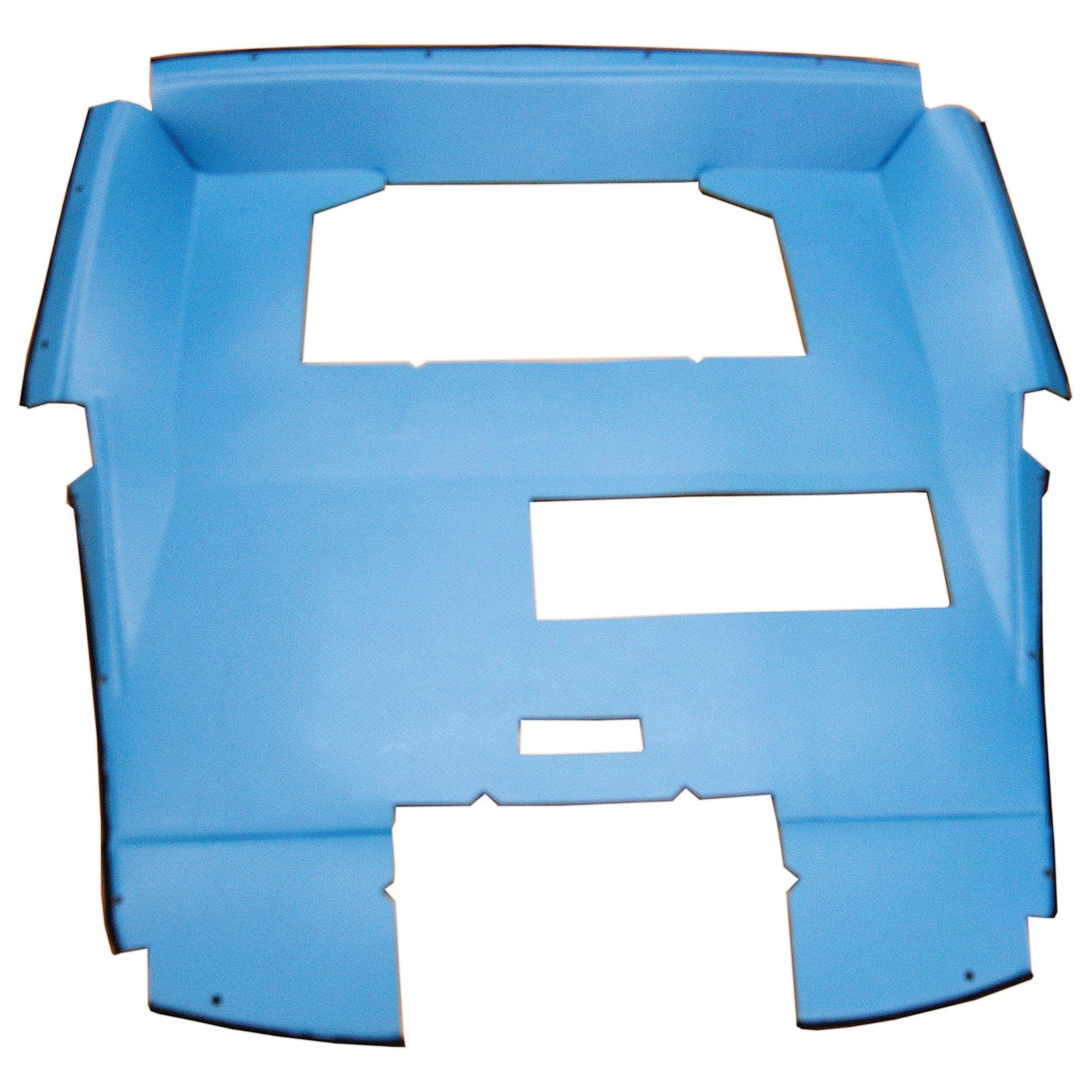 The Roof Lining Trim by Sparex (Part No. S.101472), has large rectangular cutouts and angular edges, viewed from above, reminiscent of the precision found in Ford / New Holland models.