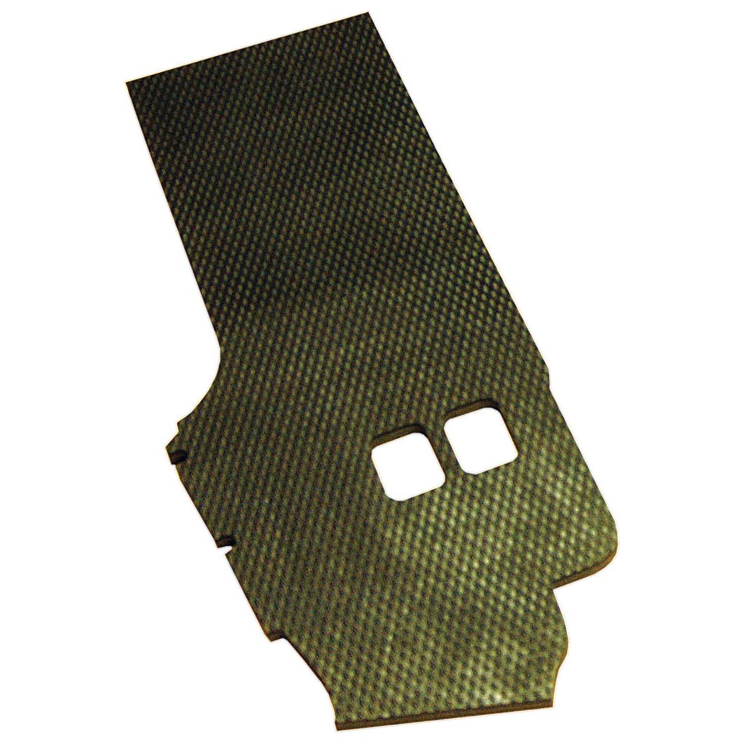 The Sparex brand Floor Matting RH (Sparex Part No. S.101566) is a rectangular, dark-textured panel featuring two rectangular cutouts near one edge, which appears to be a component or cover potentially related to Ford New Holland equipment.