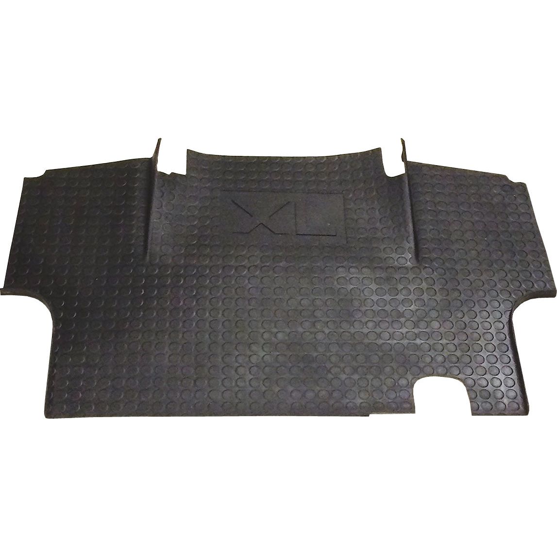 The Sparex Floor Matting, Part No. S.101579, is a black rubber car floor mat featuring a textured pattern and precision cutouts for fitting around pedals and other interior elements, ideal for those who value the durability associated with International Harvester machinery.