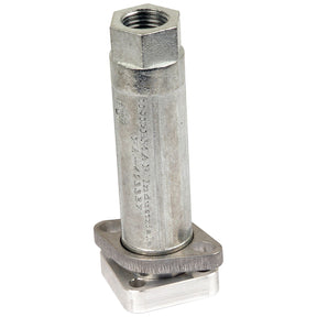 The Sparex Hydraulic Valve Connection Kit (Part No. S.101655) is a metal automotive component with a hexagonal threaded end and a rectangular base with two mounting holes, designed for optimal installation and compatibility with Walvoil SD10/11/14 SDS150 & DF10 valves.