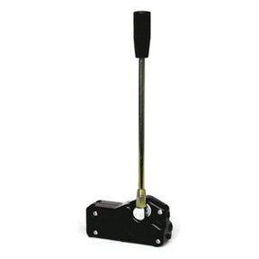 A Sparex black manual indexer with a Remote Control Lever Handle, Part No.S.101660, mounted on a flat base.