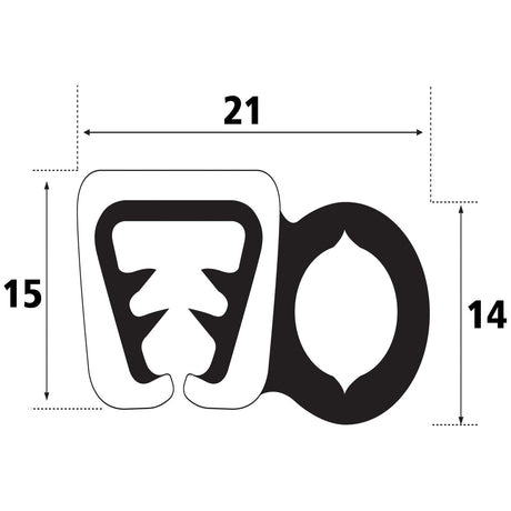 Draught Excluder, 1M
 - S.10176 - Farming Parts