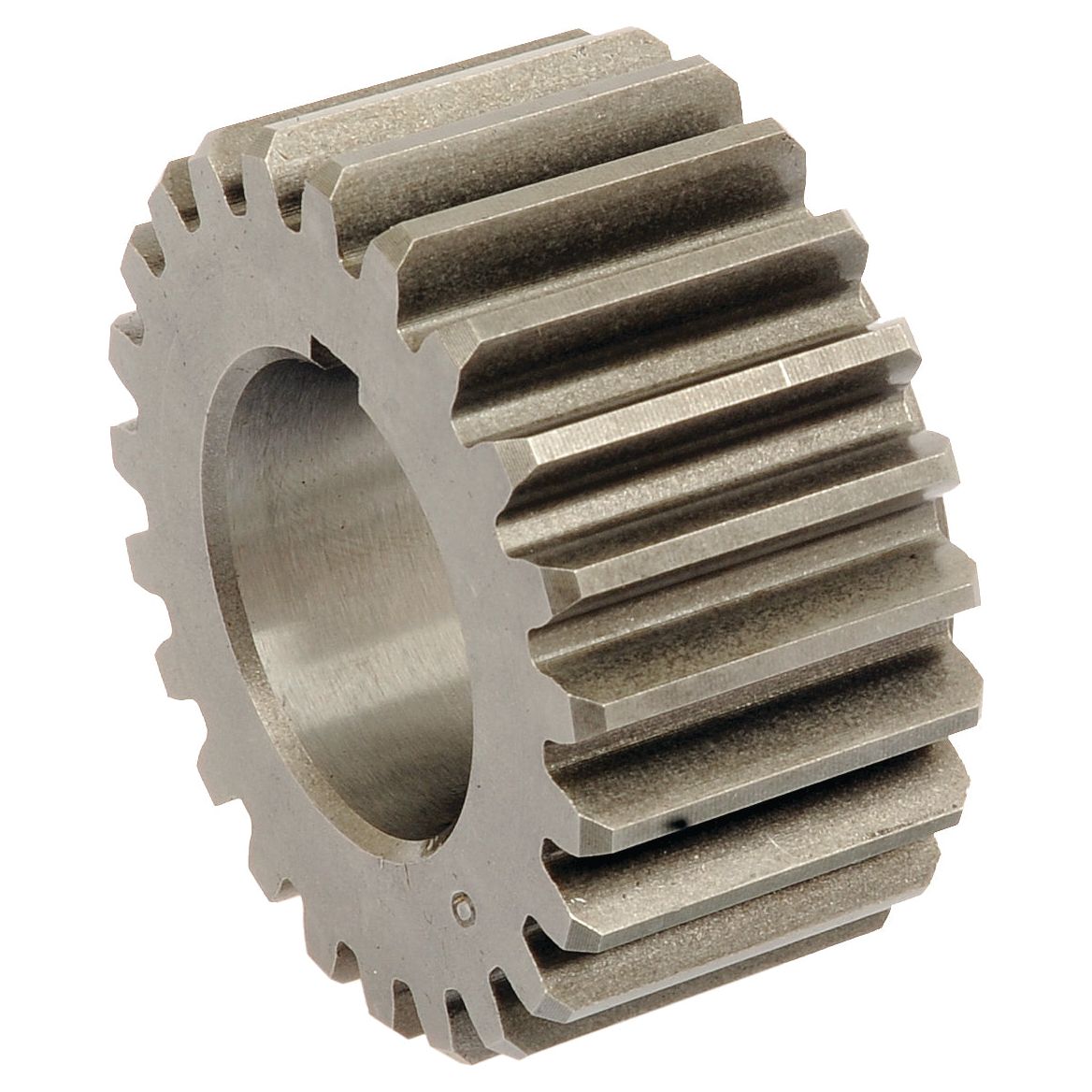 A close-up view of a metallic gear with straight teeth, featuring a central hole for an axle or shaft. The Sparex gear (4020607003 | Part No.S.101857) is cylindrical and displayed against a plain white background.