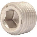 A threaded Dowl - M10 x 1mm from Sparex, typically used for sealing the end of a pipe or fitting in MEC5000 vacuum pumps (Bag of 2) | 5050903001 | Sparex Part No. S.101890.