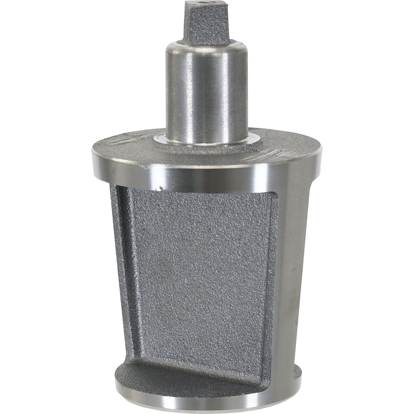 Image of the Sparex Reversing Gear (Part No. S.101933) with a cylindrical top and base connected by a textured, rectangular body. Often found in Battioni vacuum pumps, the top features a square protrusion.