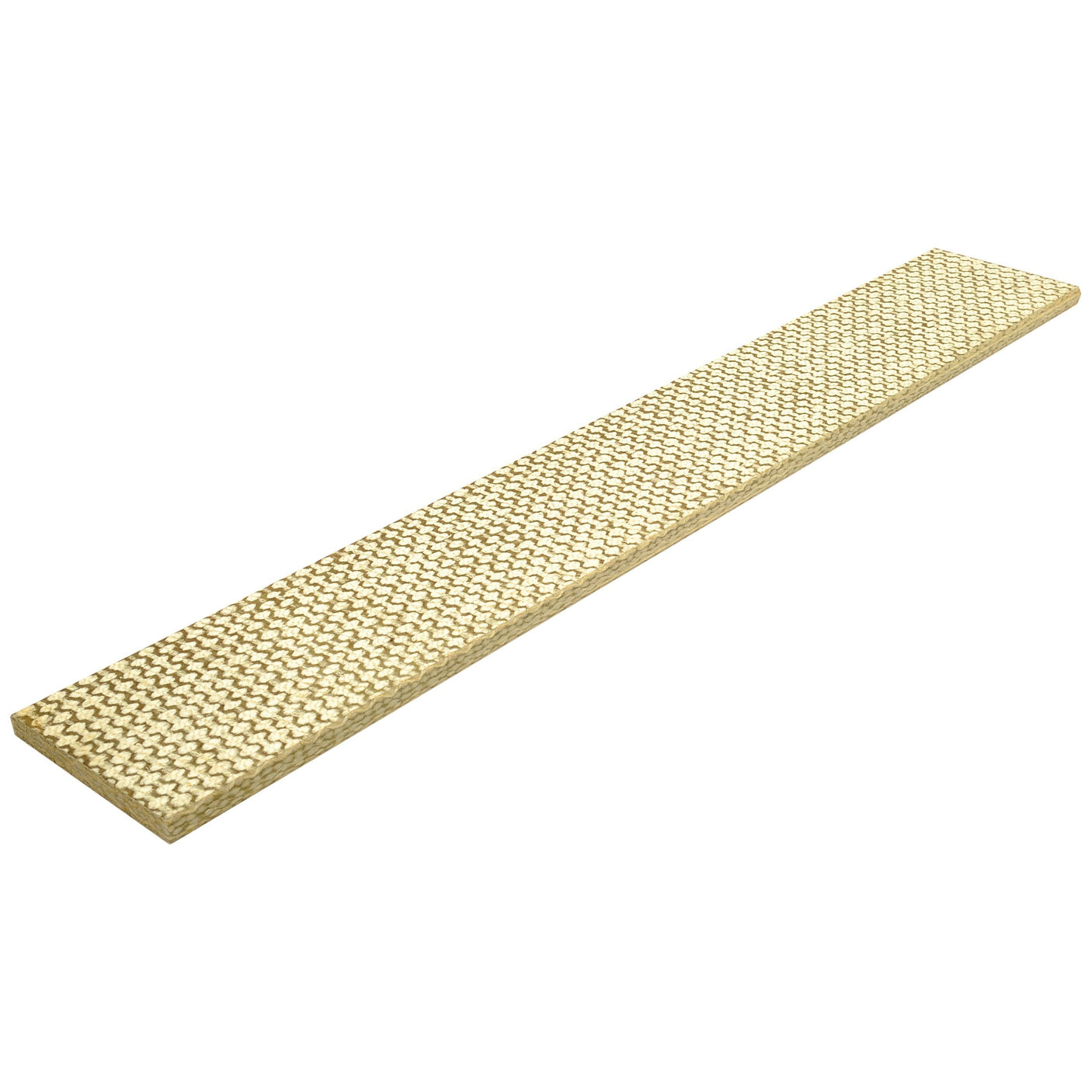 A rectangular strip of beige textured material with a dotted pattern, viewed from an angle above, resembles the precision-engineered surface of a Sparex Long Life Rotary Vane for vacuum pump (370mm x 60mm x 6.5mm) | Sparex Part No. S.102527 (To fit as: 4070113193).